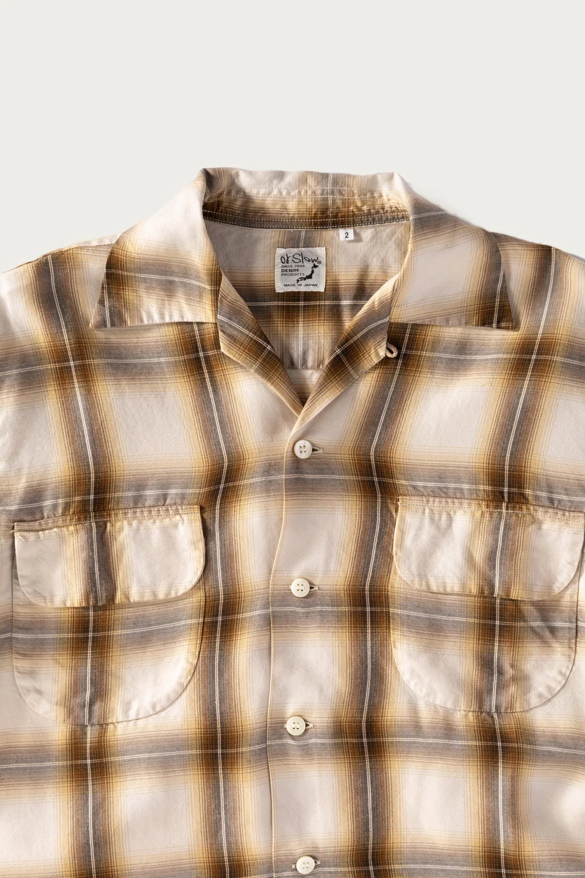 Ombre Check Shirt - Brown Check sold by Canoe Club product image thumbnail 2