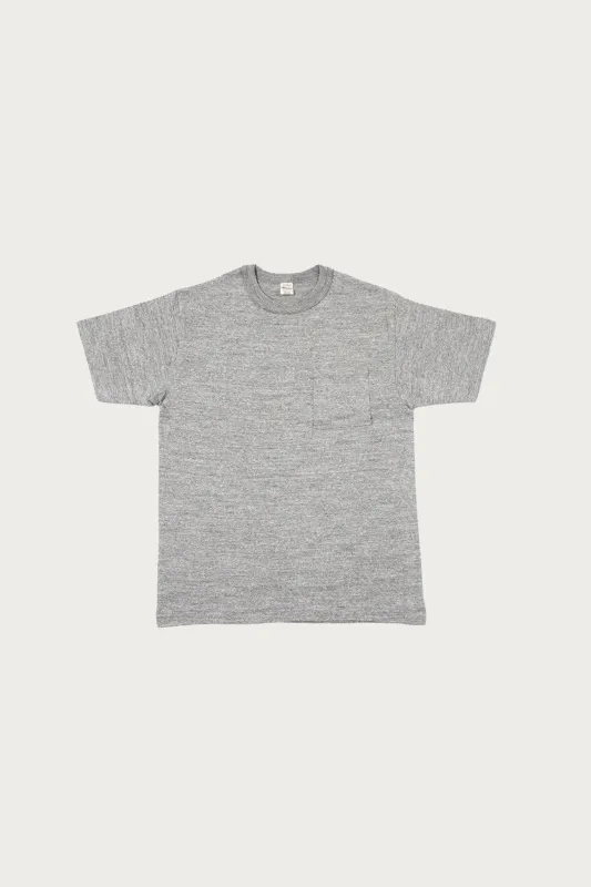 4601 Pocket Tee - Heather Grey made by WAREHOUSE & CO.