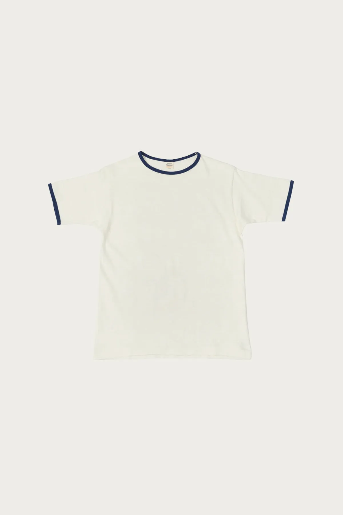 4059 Ringer T-Shirt - Cream/Navy sold by Canoe Club