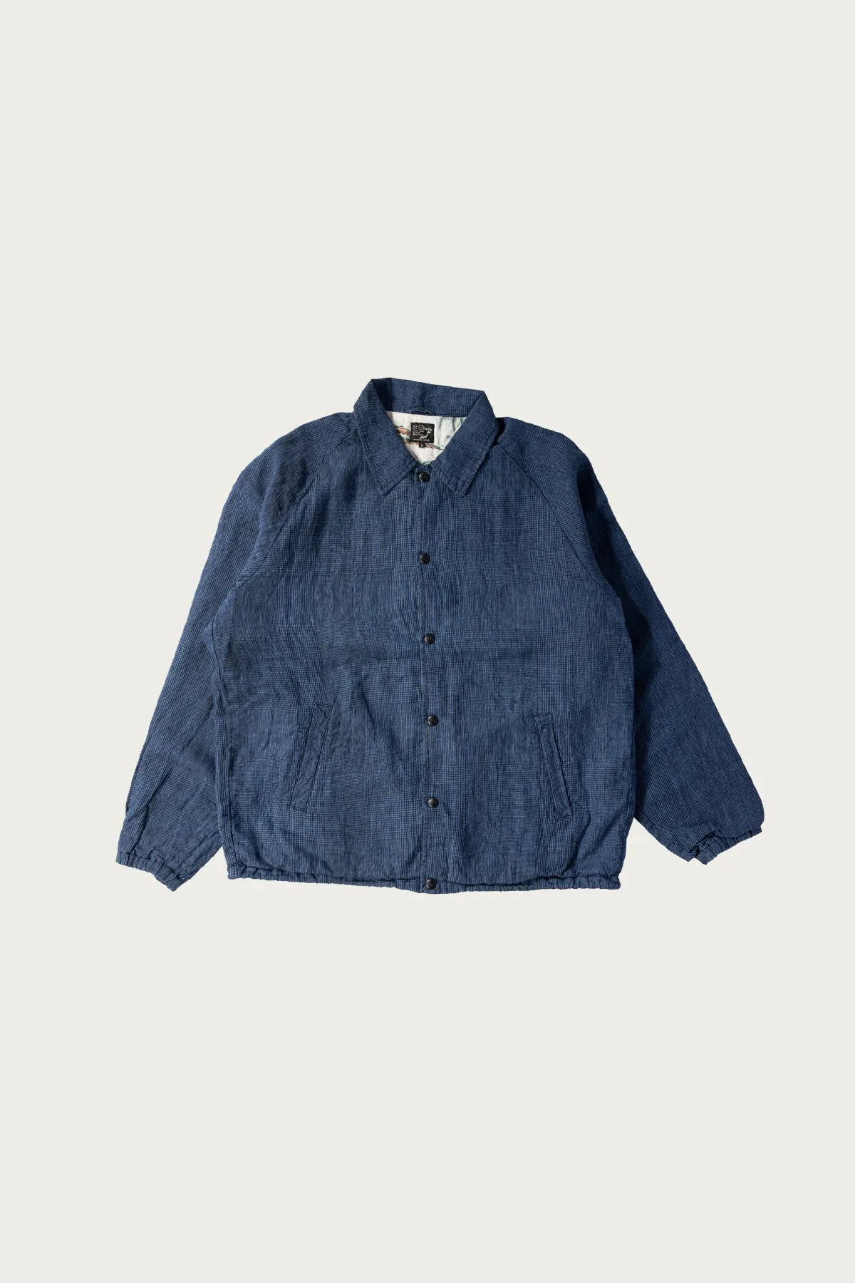 Coach Jacket - Indigo Check sold by Canoe Club