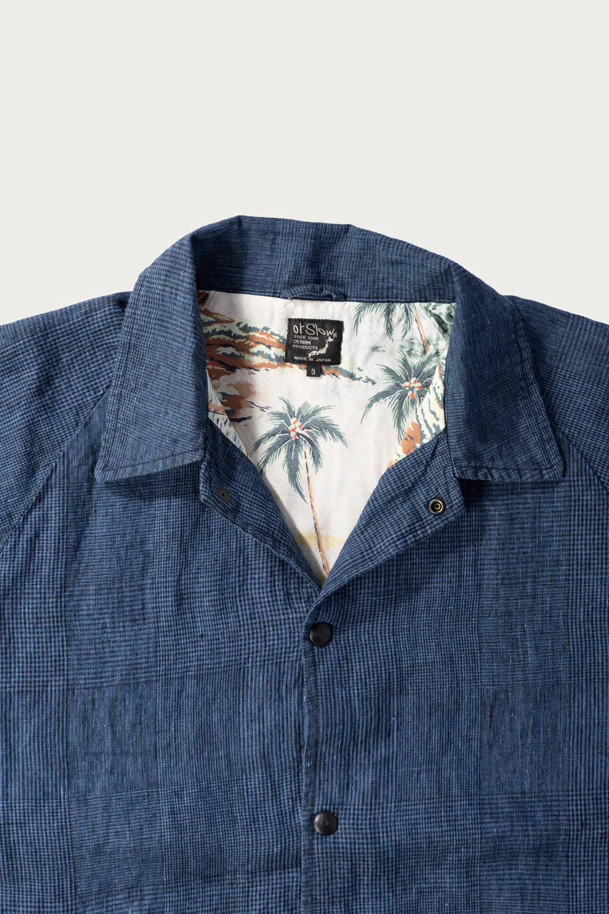 Coach Jacket - Indigo Check sold by Canoe Club product image thumbnail 2