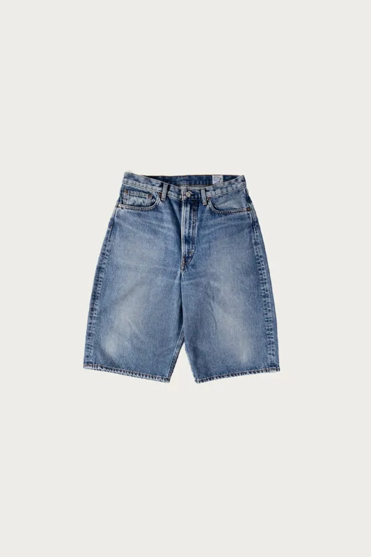 Super Dad Fit Shorts - Denim Used made by orSlow