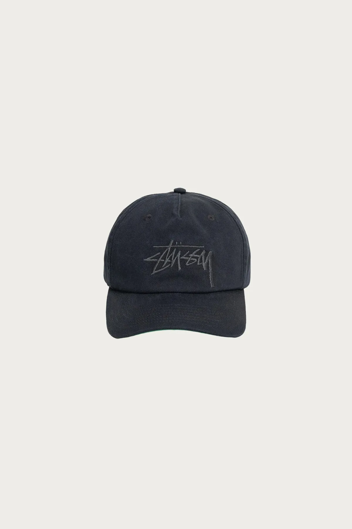 Big Stock Mid Depth Cap - Navy Eclipse sold by Canoe Club