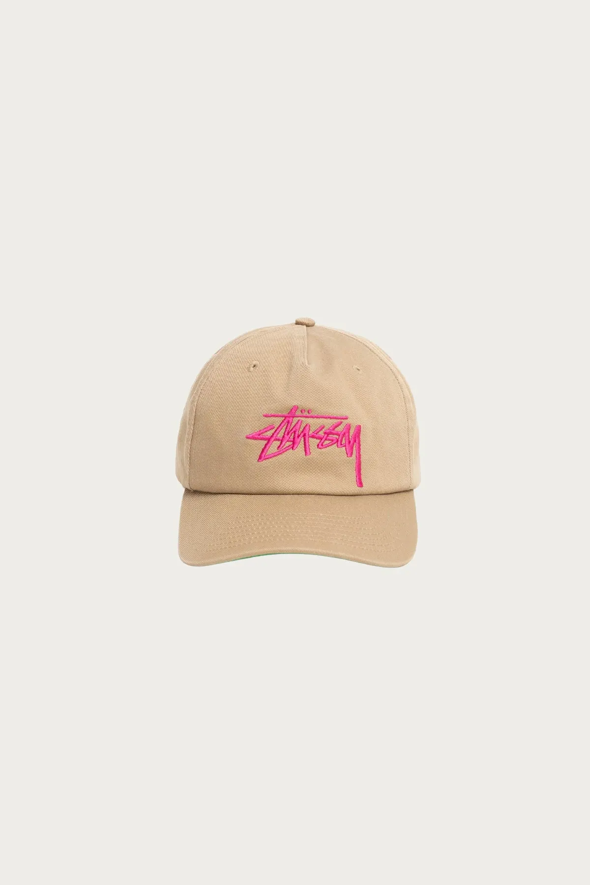 Big Stock Mid Depth Cap - Khaki sold by Canoe Club