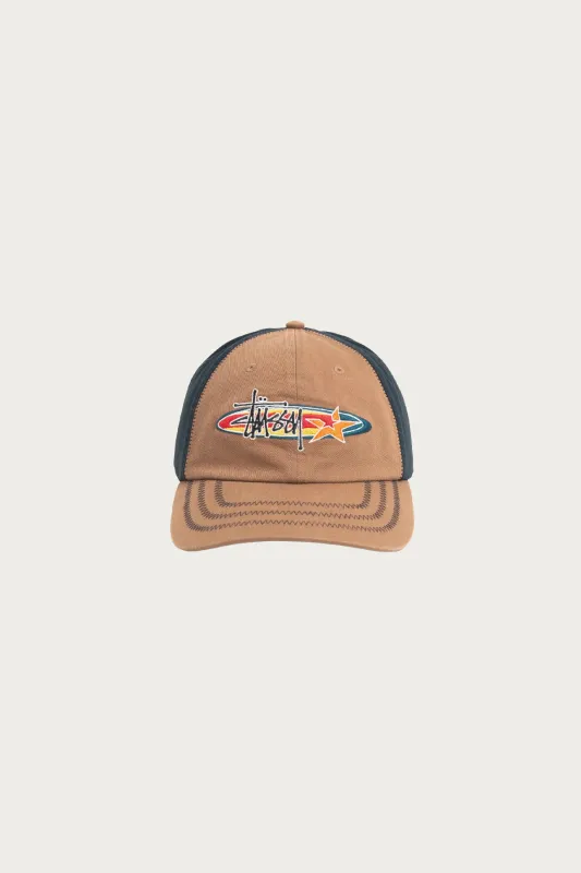 LP Oval Star Cap - Brown made by Stussy