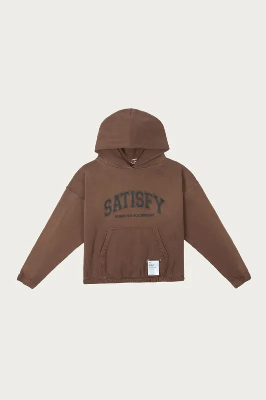 Softcell Hoodie - Sun Bleached Rocky Road made by Satisfy Running