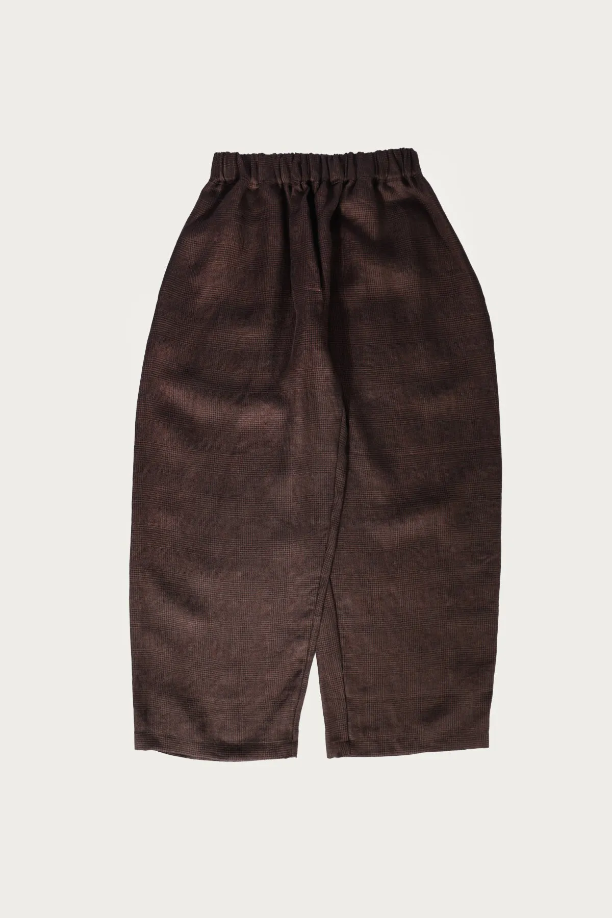 Studio Pant - Ink & Tobacco Plaid sold by Canoe Club