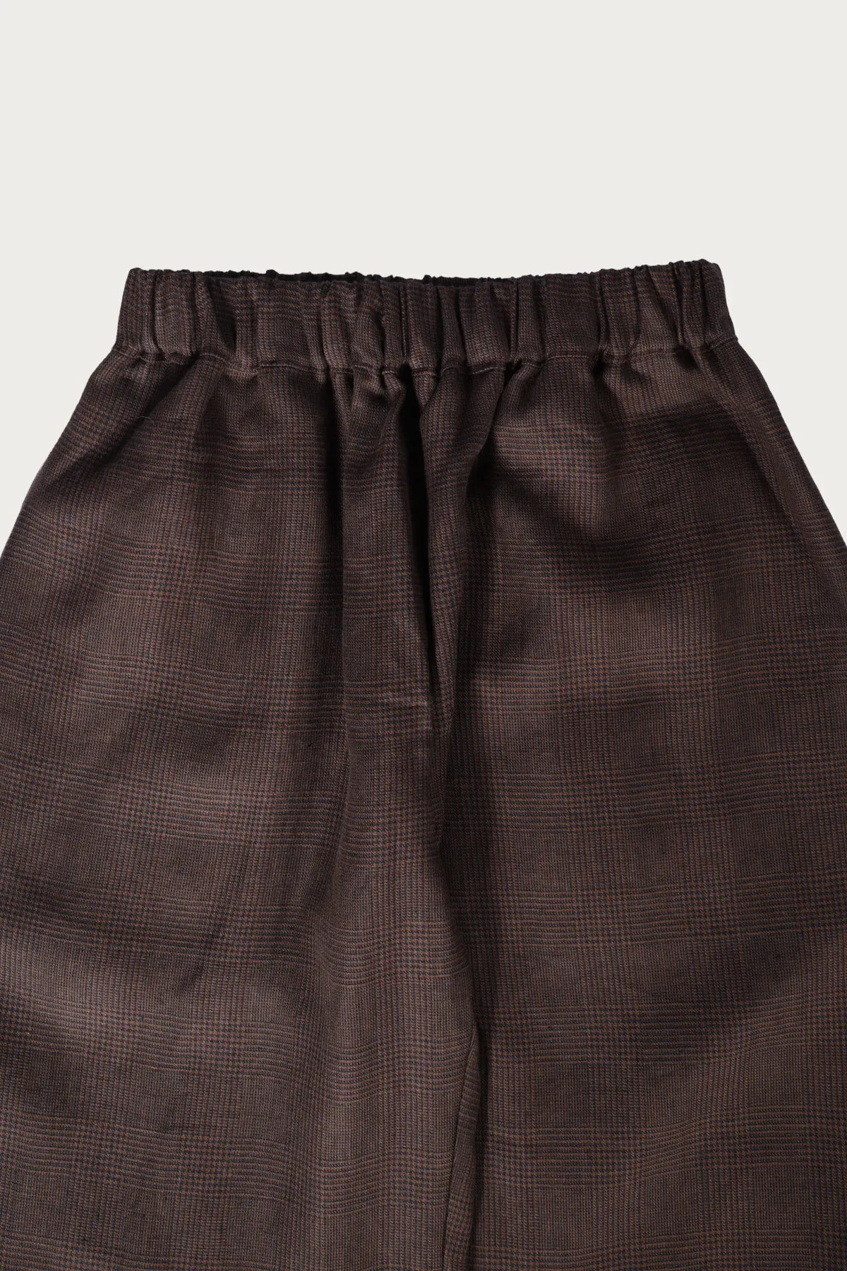 Studio Pant - Ink & Tobacco Plaid sold by Canoe Club product image thumbnail 2