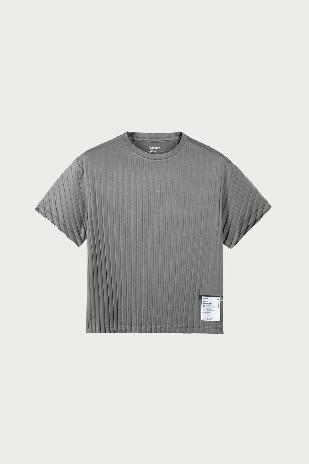 Auralite Pleated T-Shirt - Granite Grey sold by Canoe Club