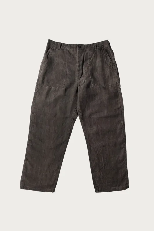 Summer Fatigues - Sumi Dyed Linen made by orSlow