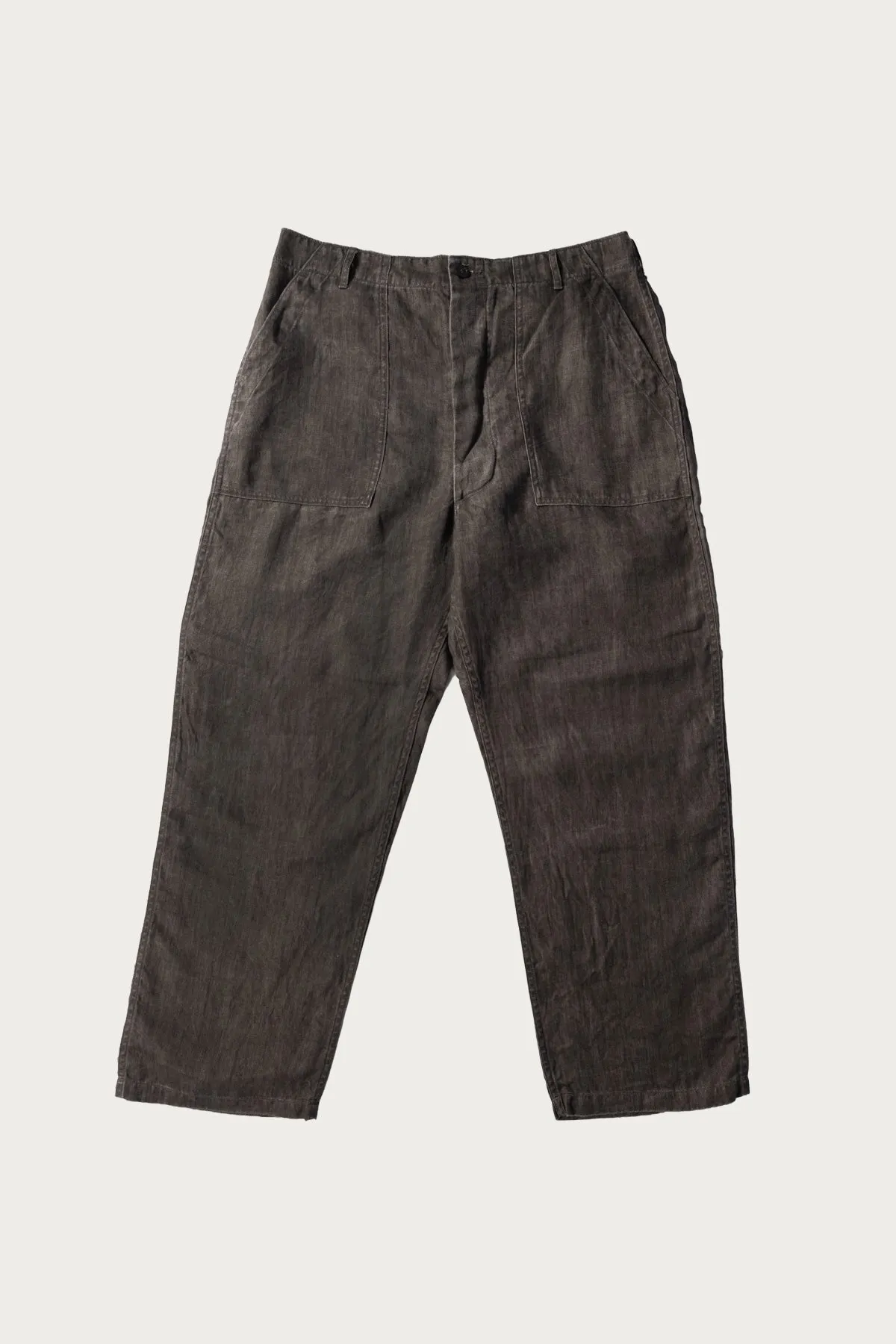 Summer Fatigues - Sumi Dyed Linen sold by Canoe Club