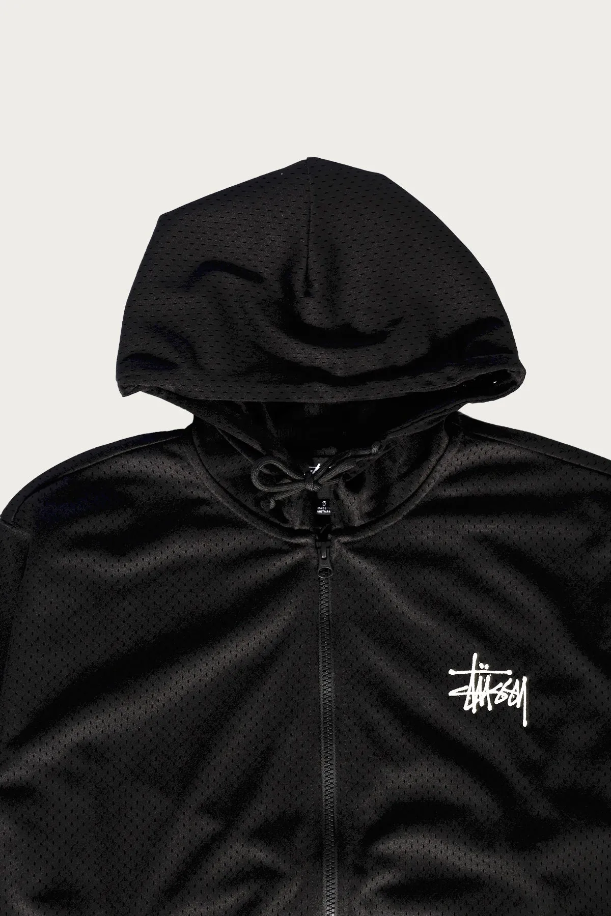 Athletic Mesh Zip Hood - Black sold by Canoe Club product image thumbnail 2