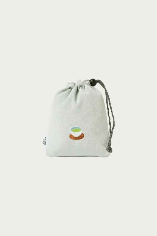 Embroidered Drawstring Bag - Matcha made by Canoe Club
