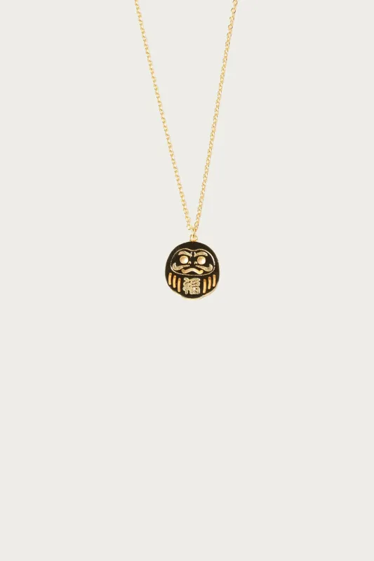 Beams Japan Lucky Charm Doll Dharma Necklace made by Canoe Club