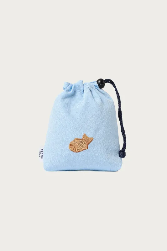 Embroidered Drawstring Bag - Taiyaki made by Canoe Club
