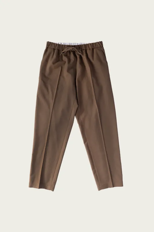 Wool Blend Trousers - Taupe made by Maison Margiela