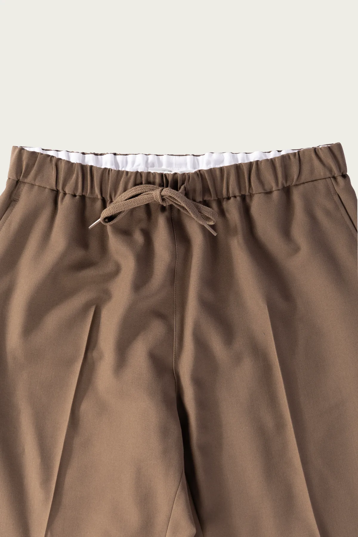 Wool Blend Trousers - Taupe sold by Canoe Club product image thumbnail 2