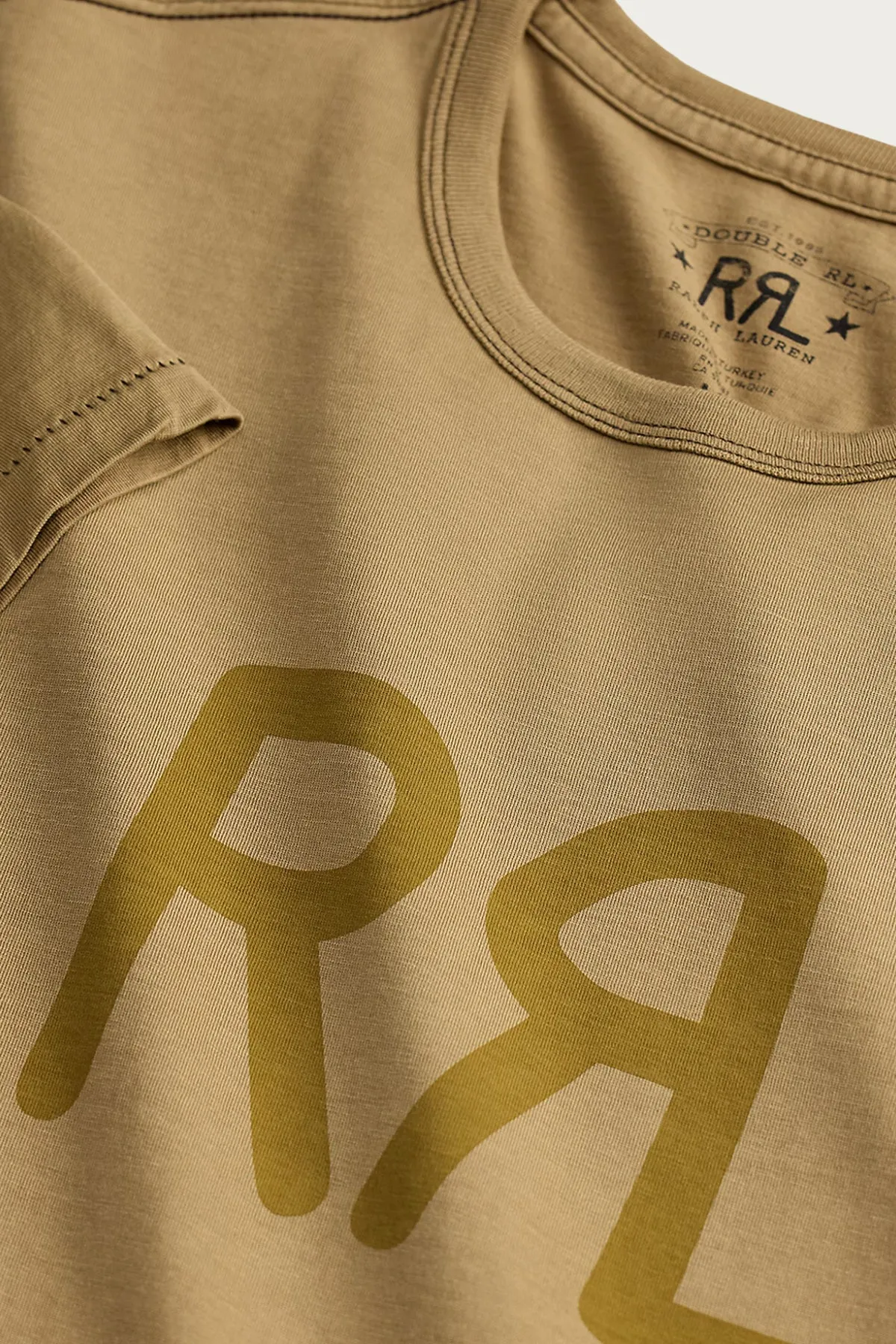 RRL Ranch Logo T-Shirt - New Tan sold by Canoe Club product image thumbnail 3