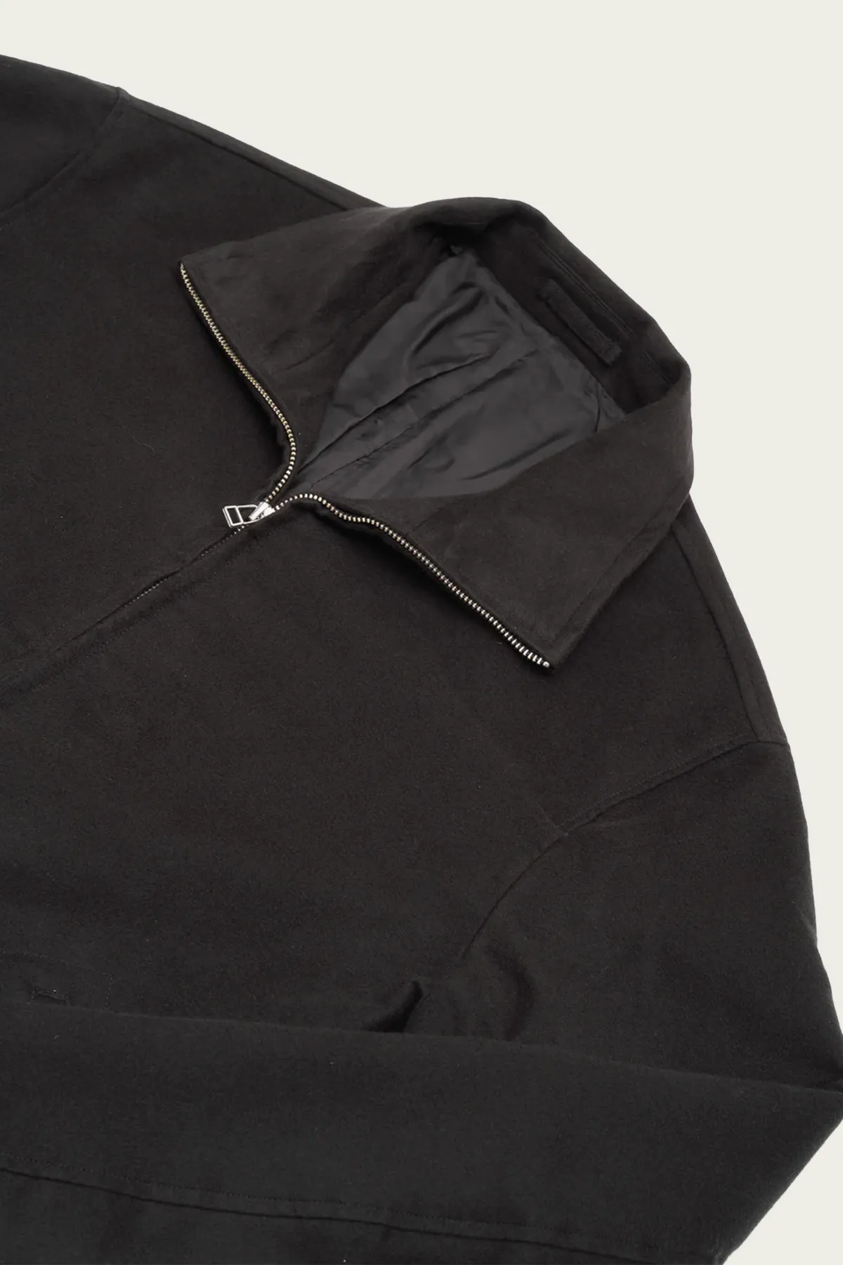 Circuit Jacket - Black Cotton Silk Moleskin sold by Canoe Club product image thumbnail 2