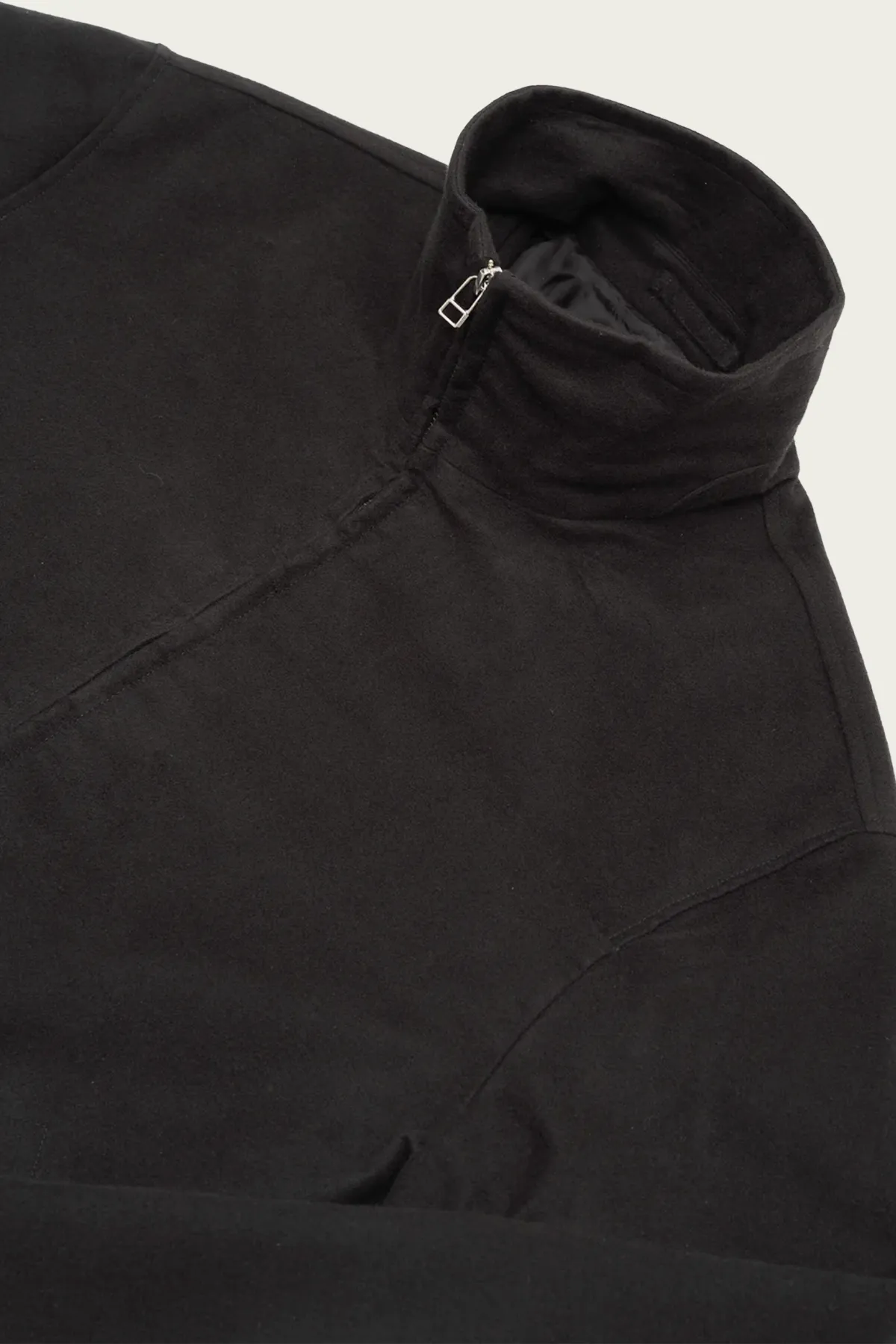 Circuit Jacket - Black Cotton Silk Moleskin sold by Canoe Club product image thumbnail 3