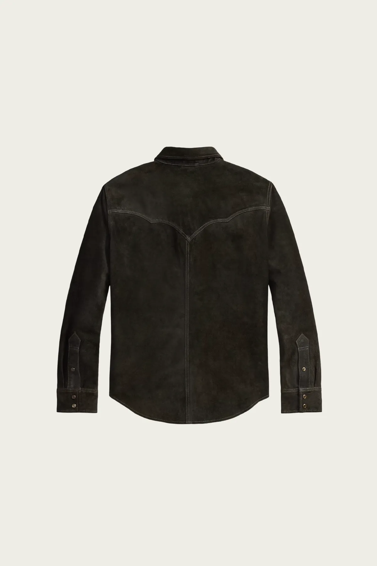 Suede Western Jacket - Vintage Black sold by Canoe Club product image thumbnail 2