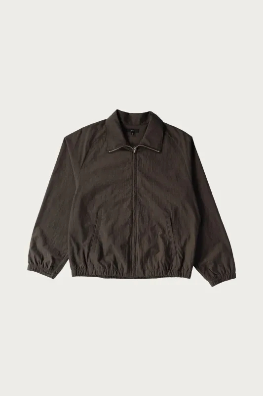 Tumbled Poplin Full-Zip - Brown Pearl made by Lady White Co.
