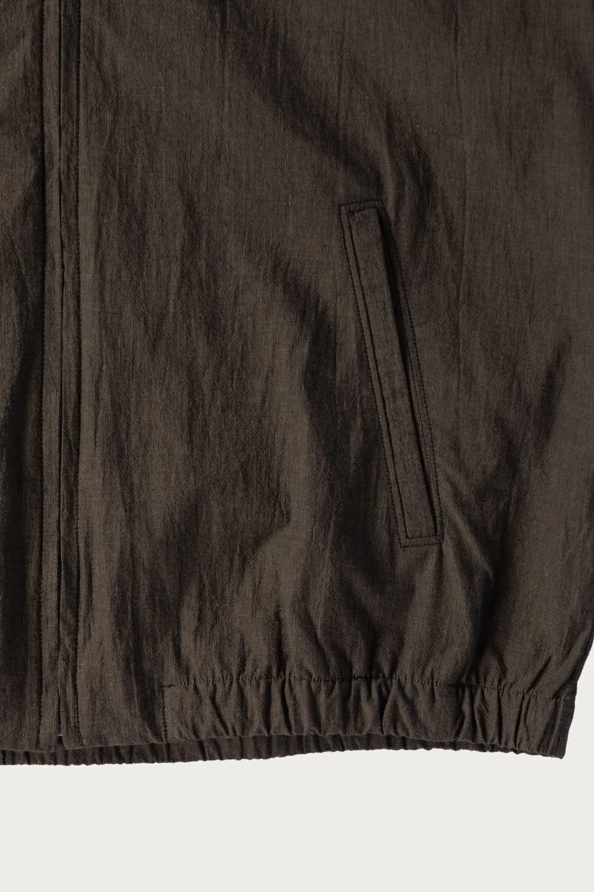 Tumbled Poplin Full-Zip - Brown Pearl sold by Canoe Club product image thumbnail 3