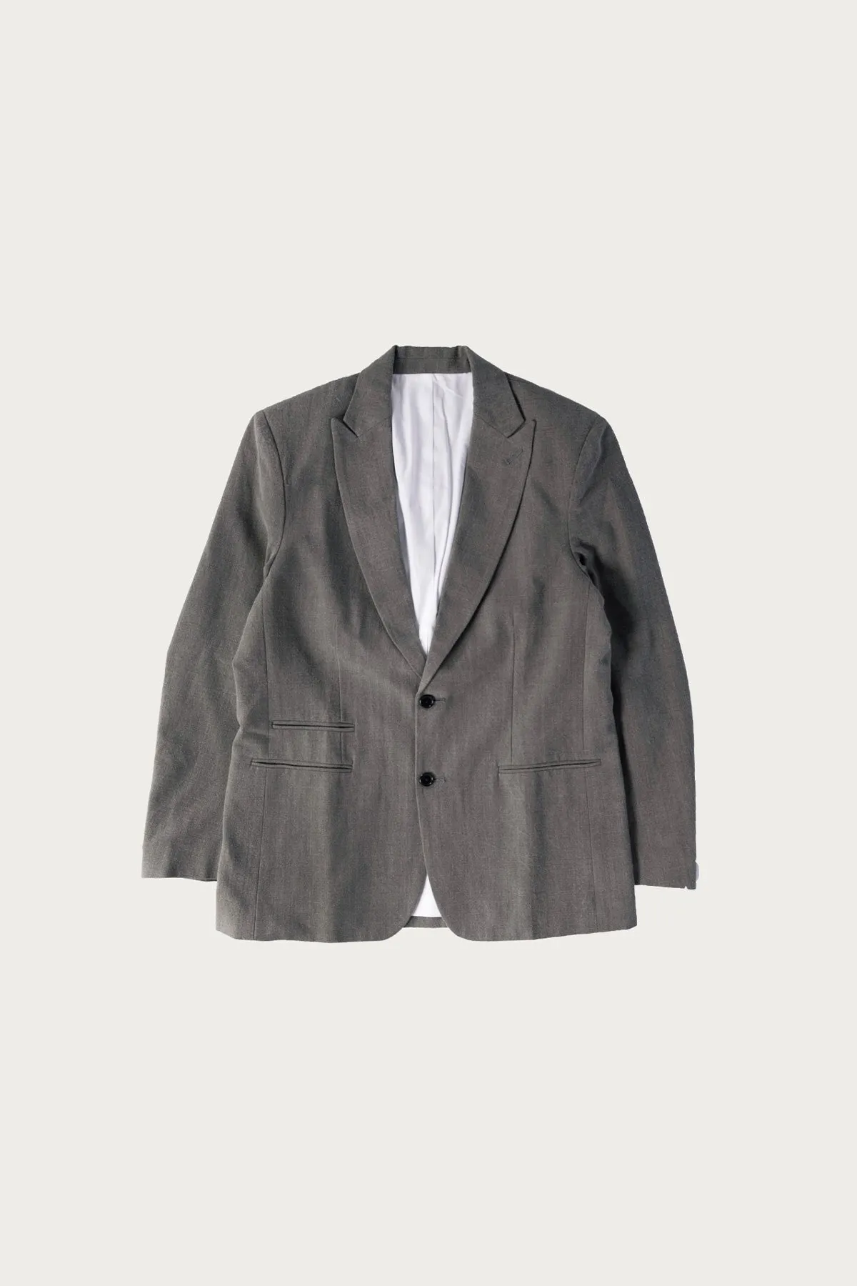 Blazer - Sumi Ink Dyed Slub Cotton sold by Canoe Club