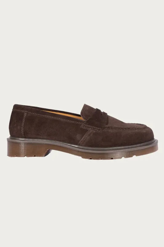 MIE Delapre Penny Loafer - Brindle Brown made by Dr. Martens