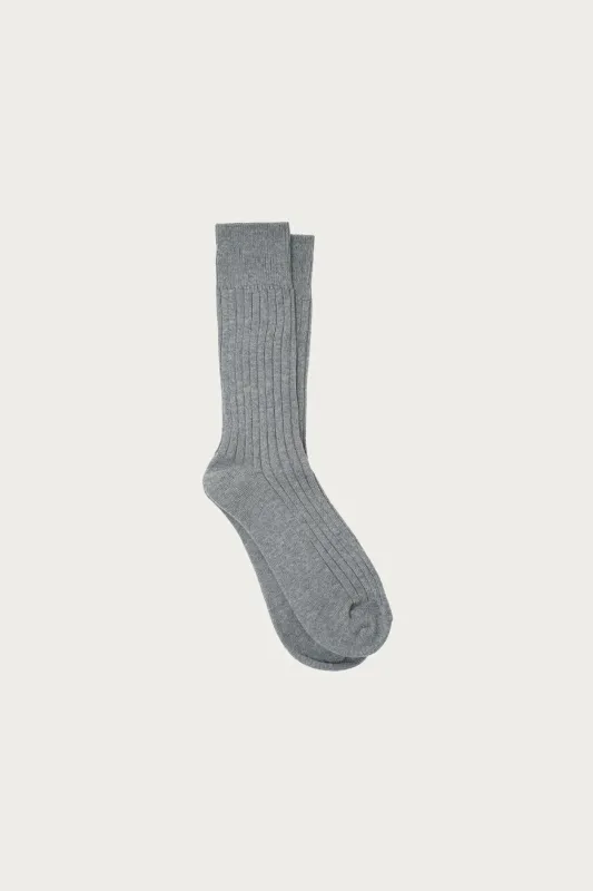 LWC Socks - Dark Grey Melange made by Lady White Co.
