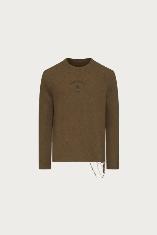 Wool Blend Jumper - Brown made by Maison Margiela