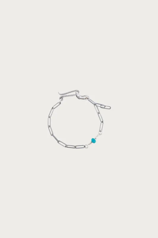 Turquoise Chain Bracelet made by North Works
