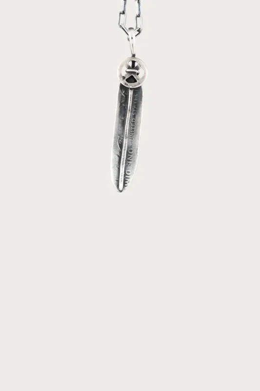 Medicine Wheel Feather Pendant made by North Works