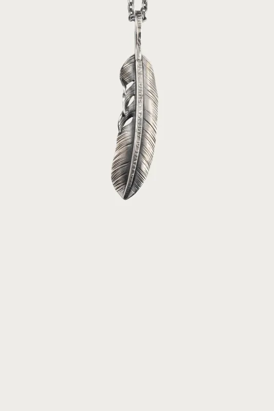 Large Liberty Feather Pendant made by North Works