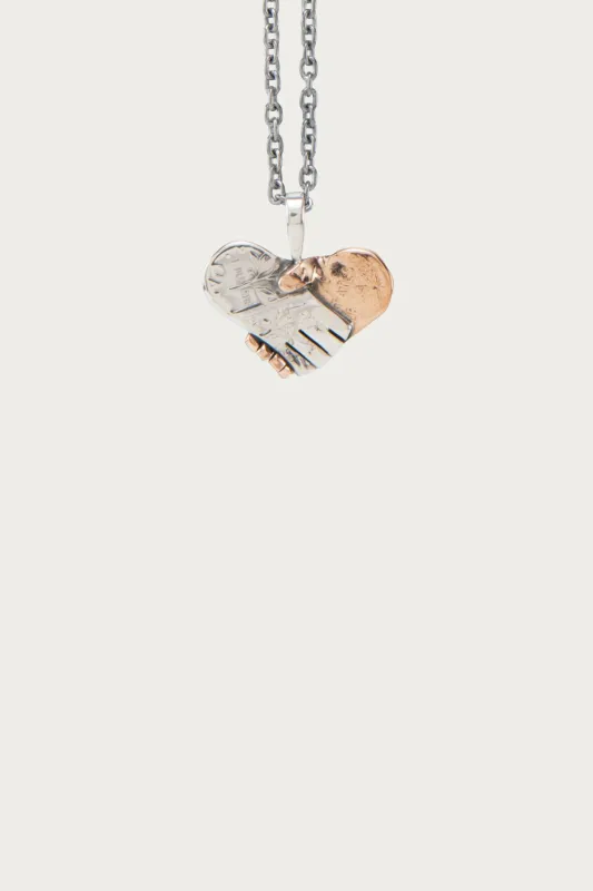 Handshake Pendant made by North Works