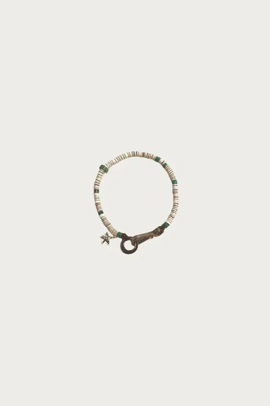 Shell Turquoise Bracelet made by North Works