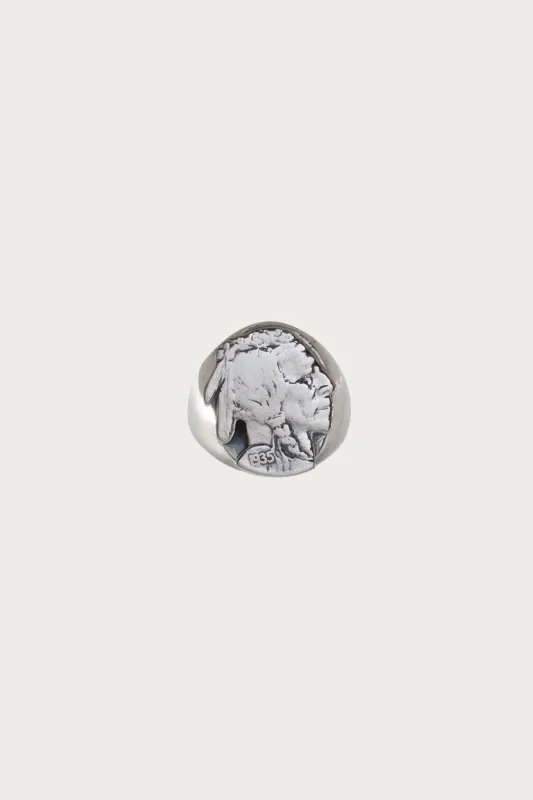 Buffalo Nickel Ring made by North Works