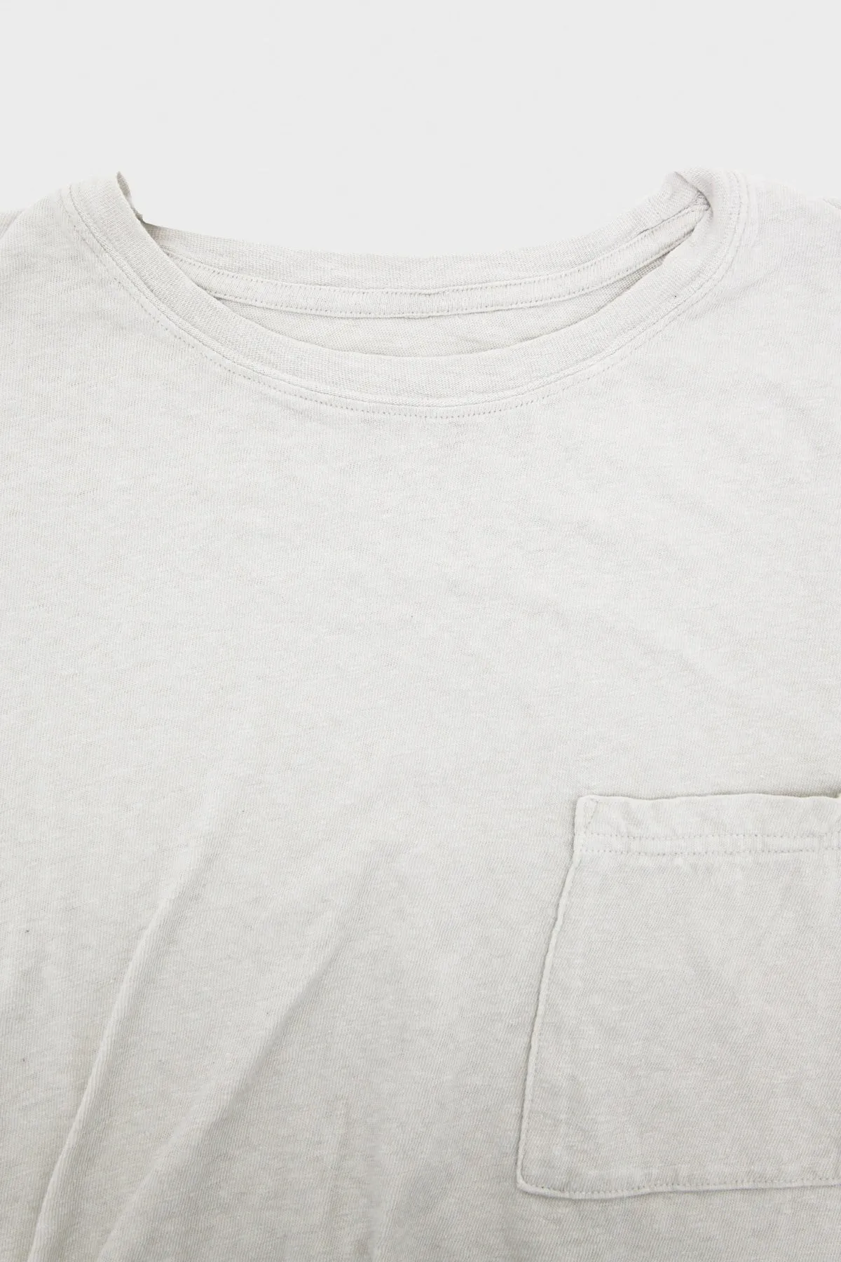 Gauze Jersey Crew Pocket T - Ivory sold by Canoe Club product image thumbnail 3