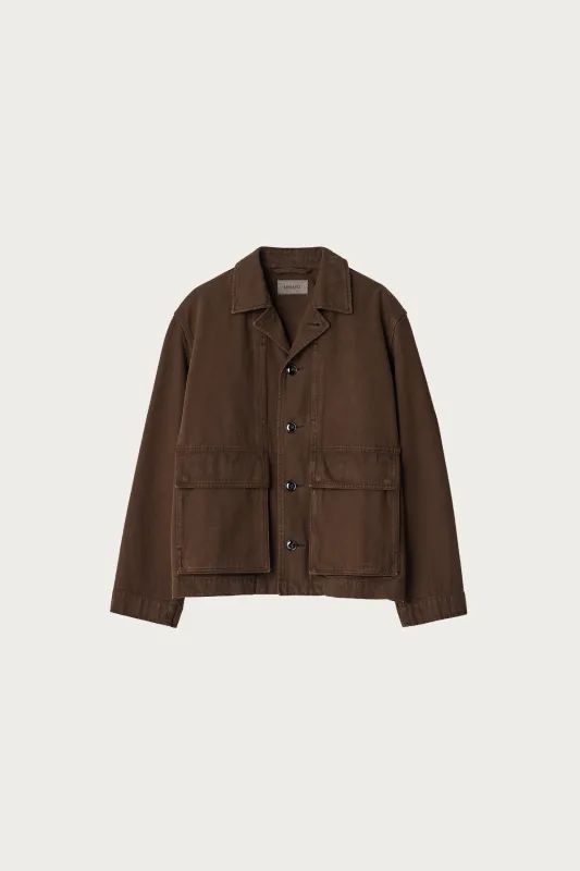 Boxy Jacket - Ristretto made by Lemaire