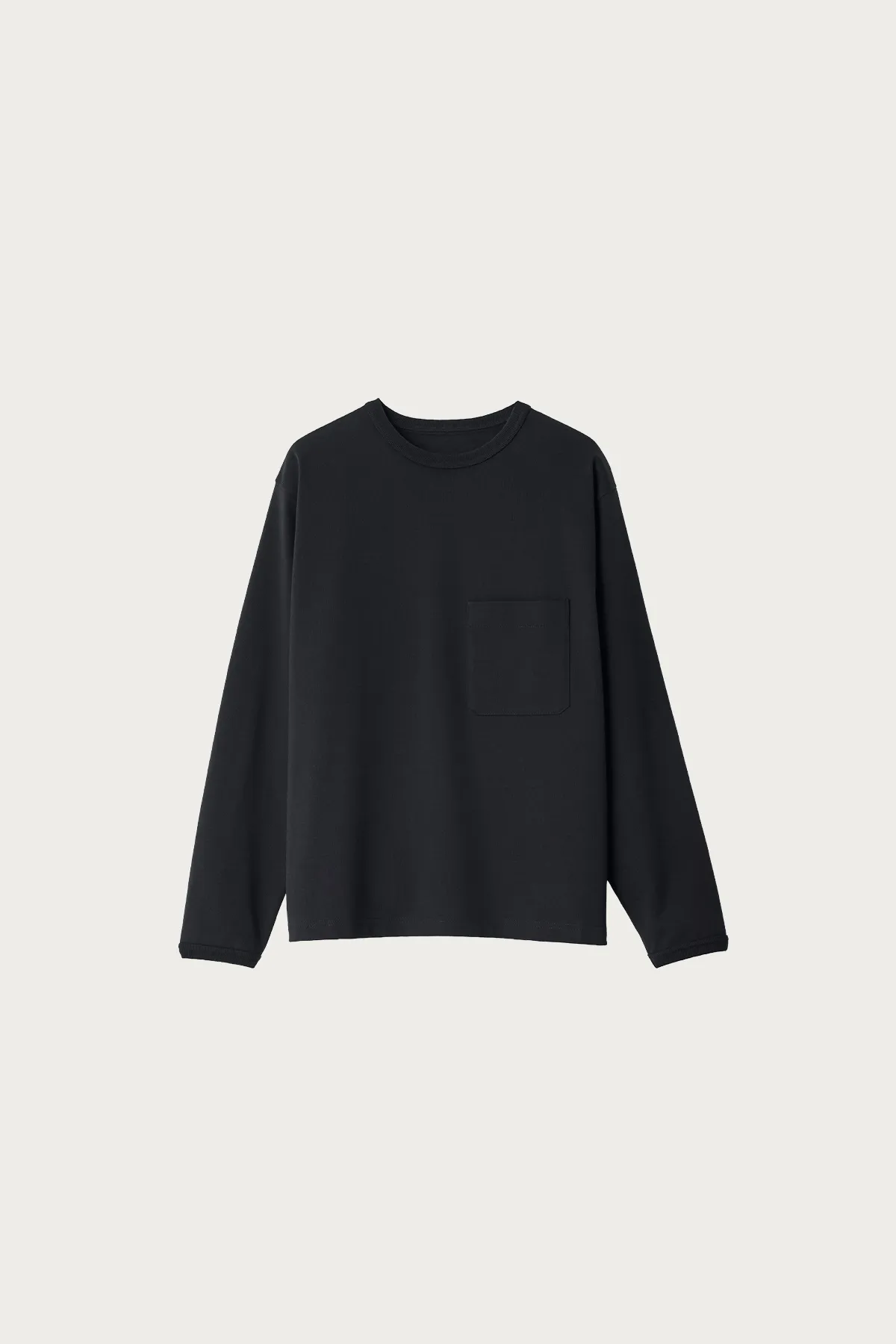 Boxy Long Sleeve Tee - Black sold by Canoe Club