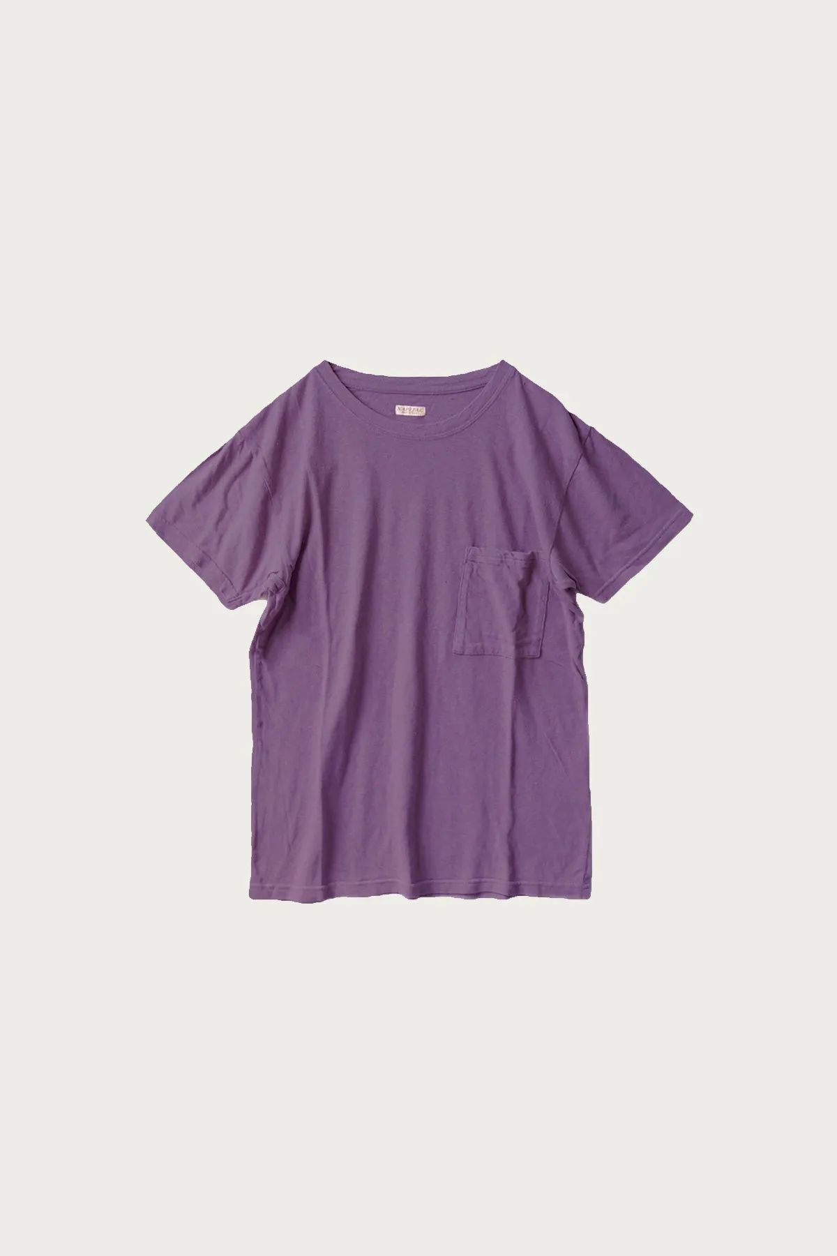 Gauze Jersey Crew Pocket T - Purple sold by Canoe Club