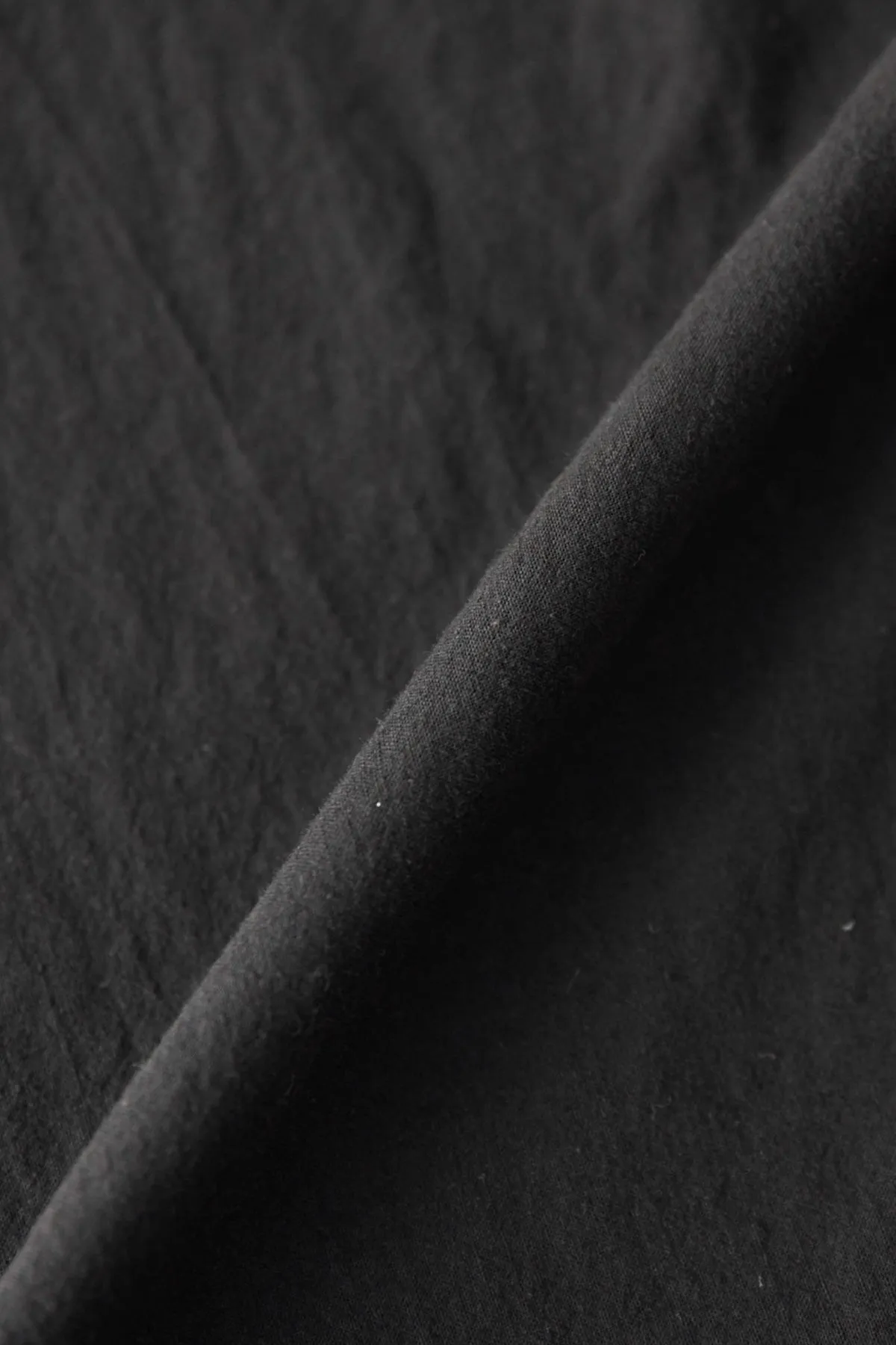 Upcyclino Basic Omi-Zarashi Easy-Fit Pants - Black sold by Canoe Club product image thumbnail 2