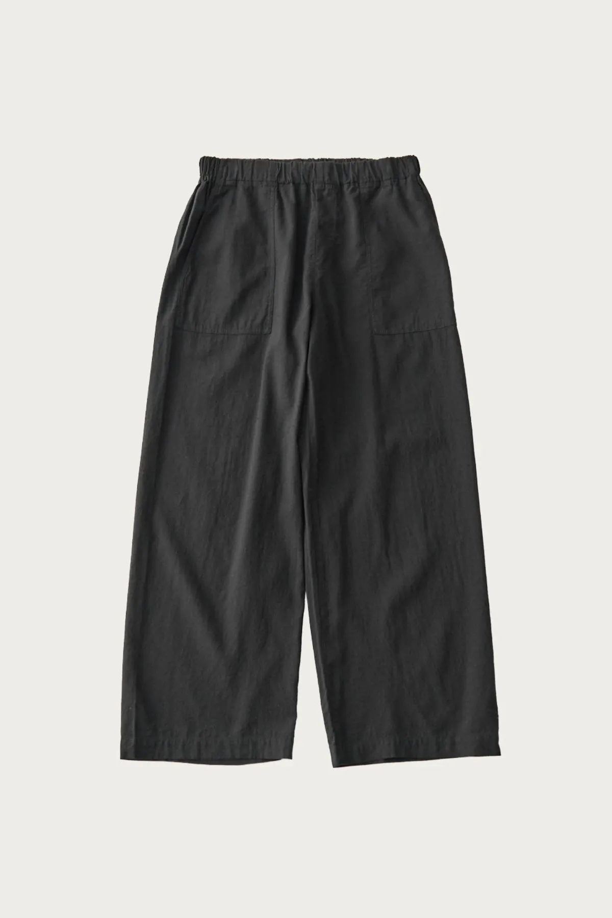 Upcyclino Basic Omi-Zarashi Easy-Fit Pants - Black sold by Canoe Club