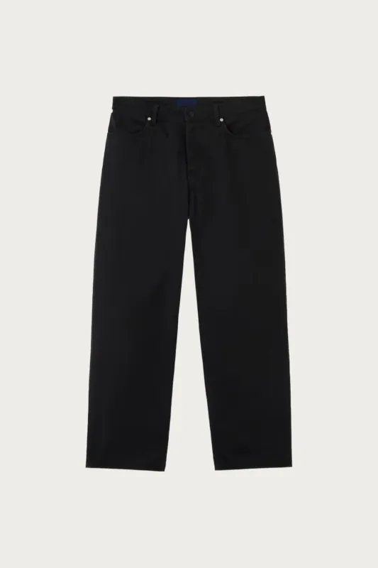 Loose Fit 5-Pocket Jeans - Black Light Bull Denim-TC made by Stone Island