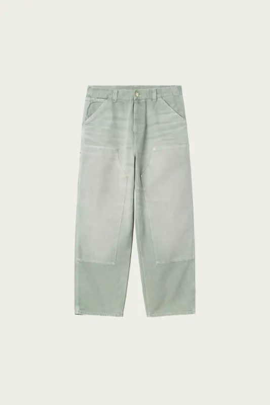 OG Double Knee Pant - Shady Green Destroyed Wash made by Carhartt