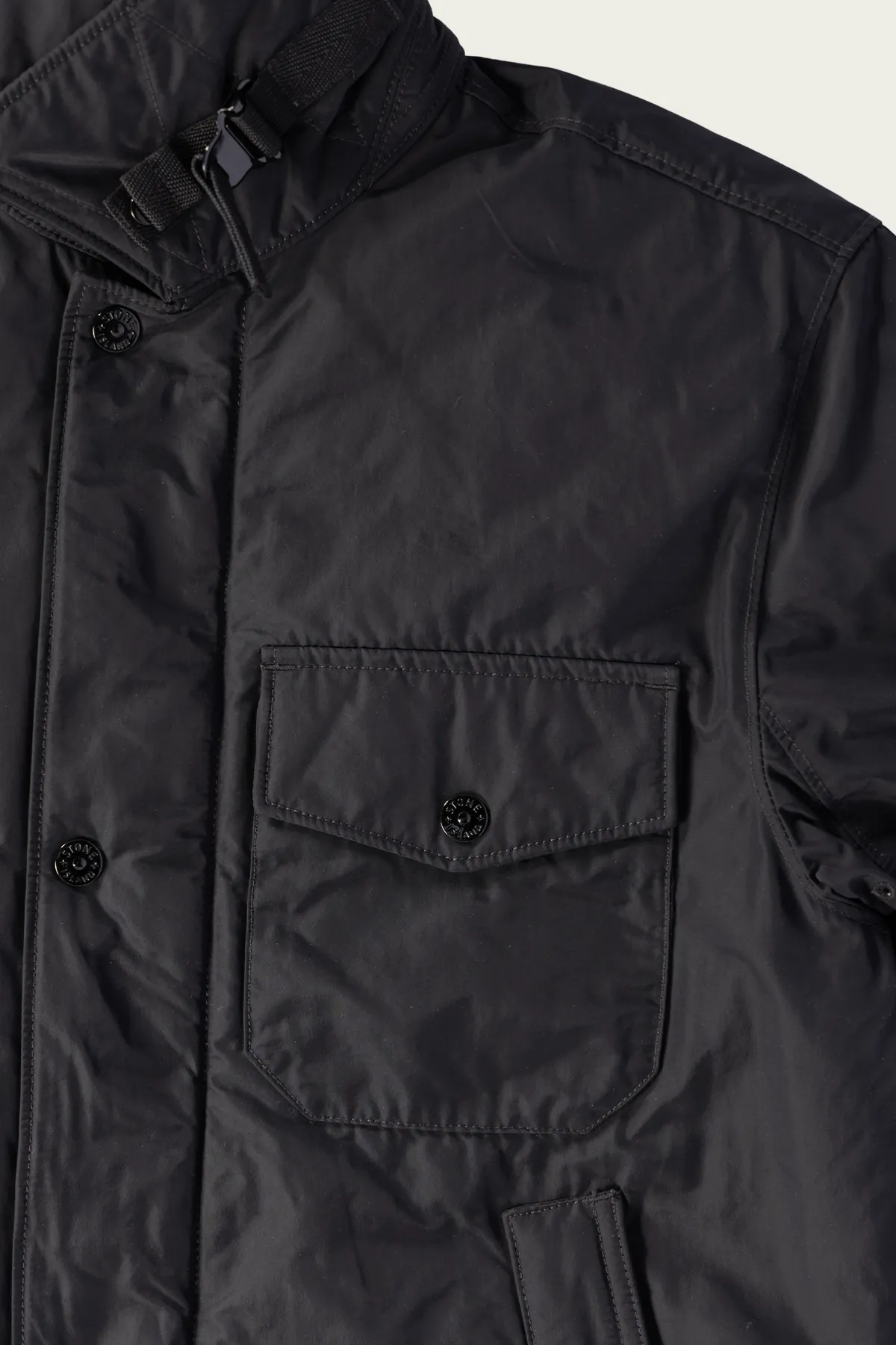 Nylon Micro Reps Down Jacket - Black sold by Canoe Club product image thumbnail 3