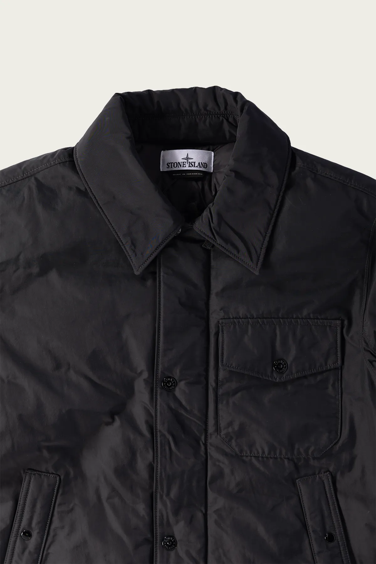 Nylon Micro Reps Down Jacket - Black sold by Canoe Club product image thumbnail 2