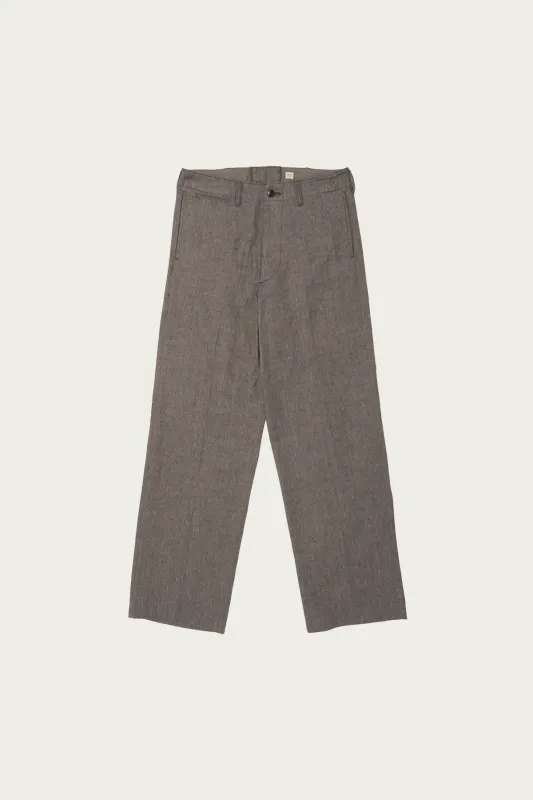 Lot. 221 Field Trousers - Melange Charcoal made by Taiga Takahashi Mens