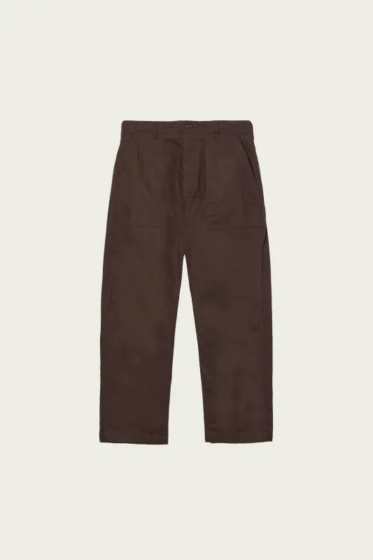 Fatigue Pant - Brown 10oz Duck Canvas made by Engineered Garments