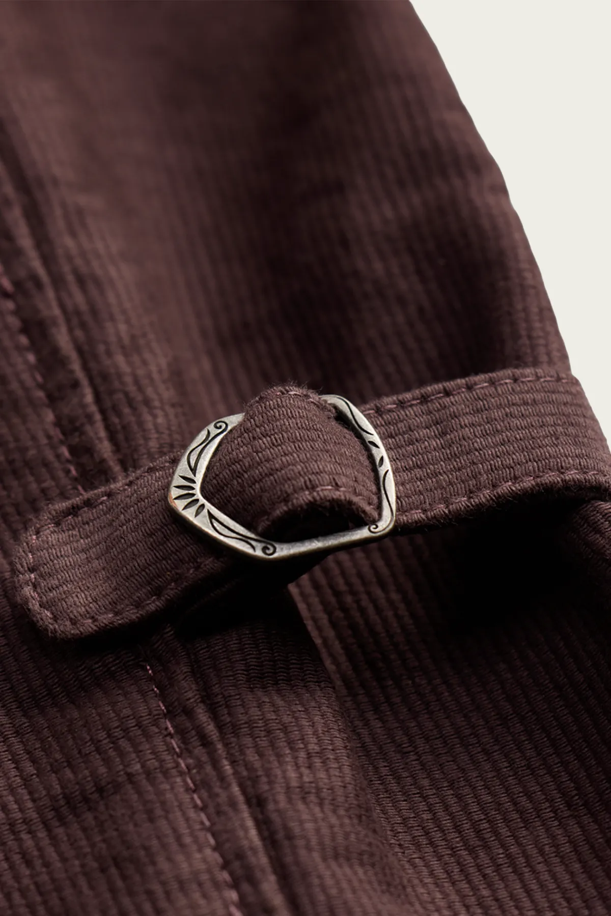 Leather-Sleeve Baseball Jacket - Vintage Burgundy sold by Canoe Club product image thumbnail 4